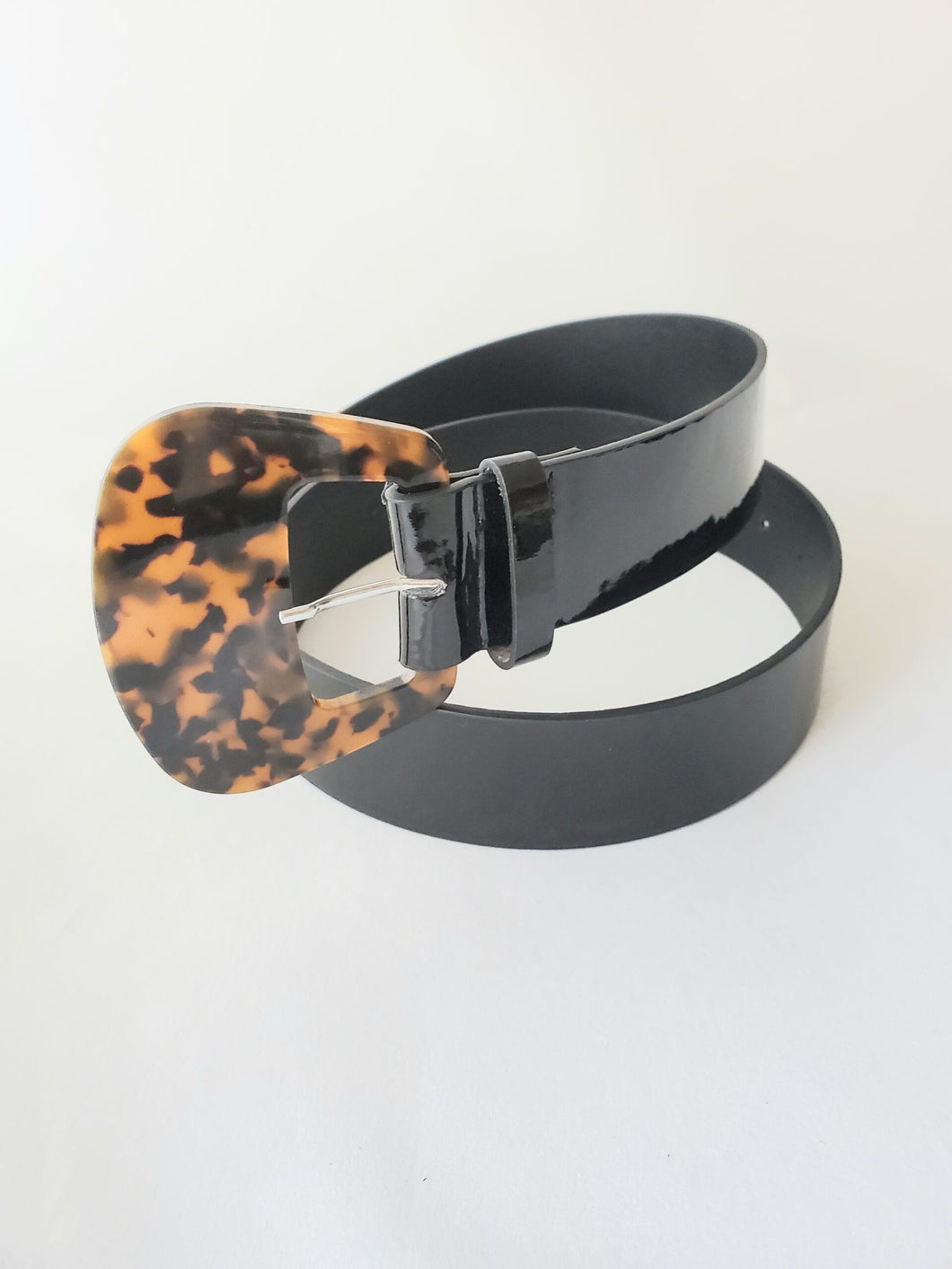 Animal Print Black Belt